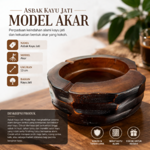 Toko Jual Asbak Kayu jati