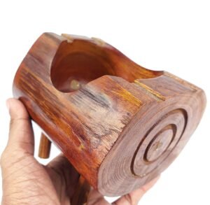 Toko Jual Asbak Model Beduk Dari Bonggol Jati