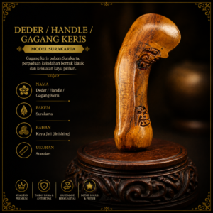 Toko Jual Deder Gagang Handle Keris Model Surakarta