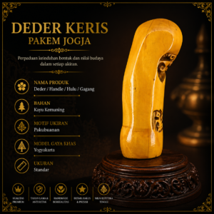 Toko Jual Deder Keris Pakem Jogja Kayu Kemuning
