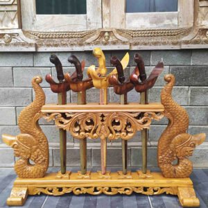 Toko Jual Jagrak Keris Isi 5 Ukiran Rojomolo Alusan Premium