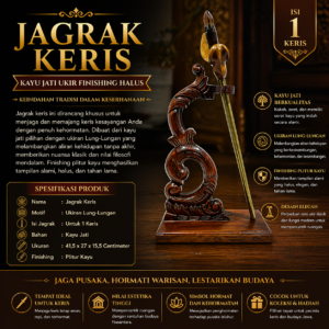 Toko Jual Jagrak Keris Kayu Jati Ukir Finishing Halus