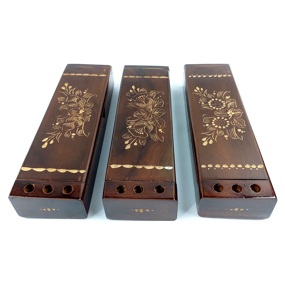 Toko Jual Kotak Pensil Kropak Motif Cukit Kayu Jati Jepara