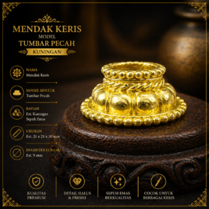 Toko Jual Mendak Keirs Model Tumbar Pecah Kuningan
