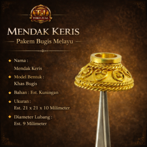 Toko Jual Mendak Keris Khas Bugis Melayu