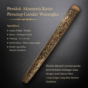 Toko Jual Pendok Aksesoris Keris Penutup Gandar Warangka