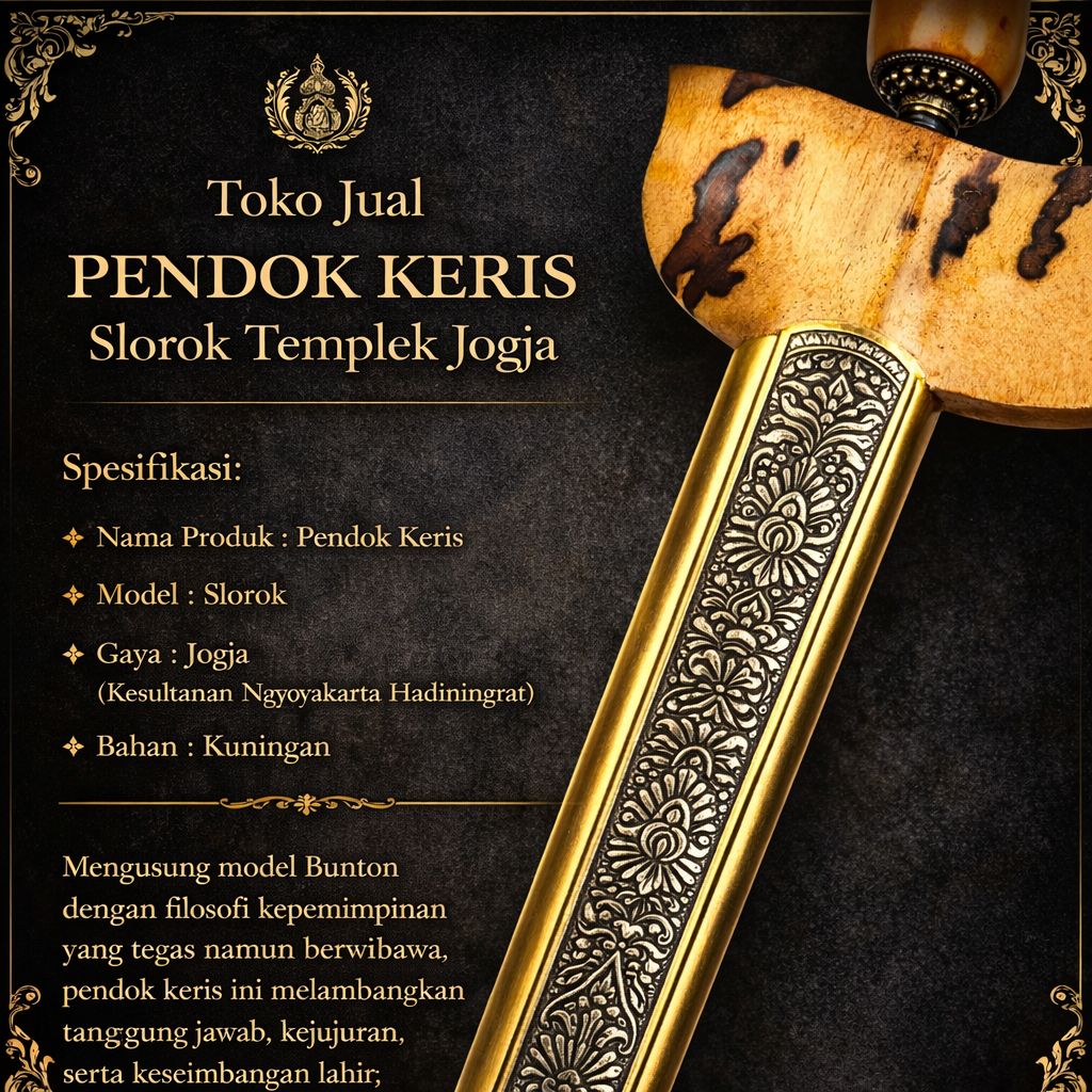 Toko Jual Pendok Selongsong Keris Model Slorok Templek Jogja Kuningan