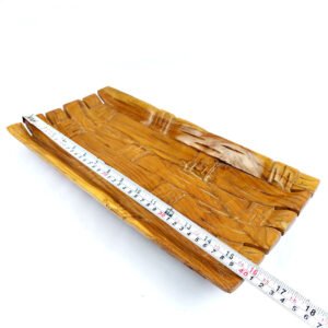 Toko Jual Piring Tempat Wadah Makanan Kayu Jati Motif Tatah