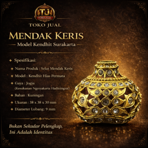 Toko Jual Selut Mendak Keris Model Kendhit Warna Emas
