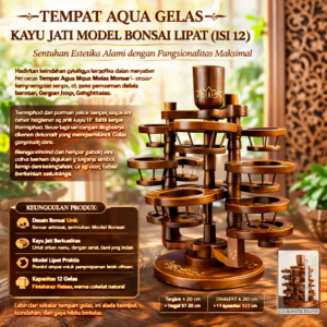 Toko Jual Tempat Aqua Gelas Model Bonsai