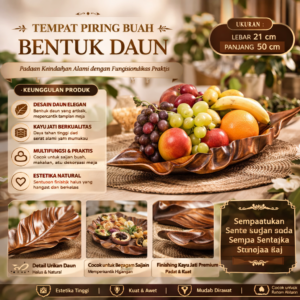Toko Jual Tempat Piring Buah Bentuk Daun