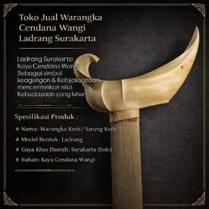 Toko Jual Warangka Cendana Wangi Ladrang Surakarta