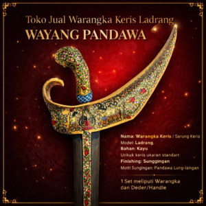 Toko Jual Warangka Keris Ladrang Sungging Wayang Pandawa