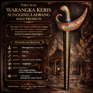 Toko Jual Warangka Keris Sungging Ladrang Solo Premium