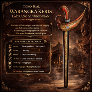 Toko Jual Warangka Sarung Keris Ladrang Sunggingan