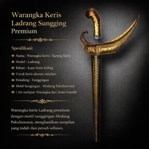 Toko Jual Warangka keris Ladrang sungging premium
