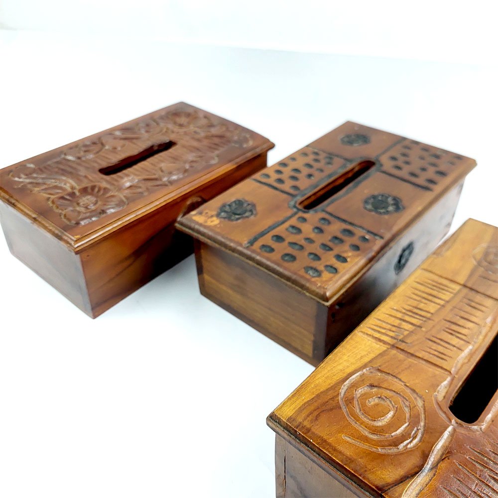 Toko Jual Kotak Wadah Tisu Motif Pahat Manual