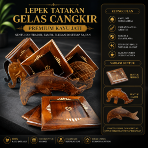 Toko Jual Lepek Tatakan Gelas Cangkir Premium