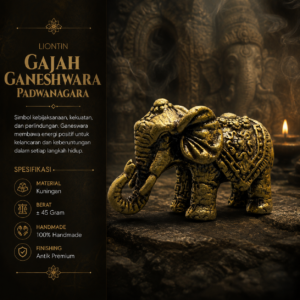 Liontin Gajah Ganeshwara Padwanagara