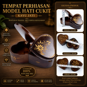 Toko Jual Tempat Perhiasan Model Hati